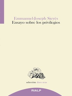 cover image of Ensayo sobre los privilegios